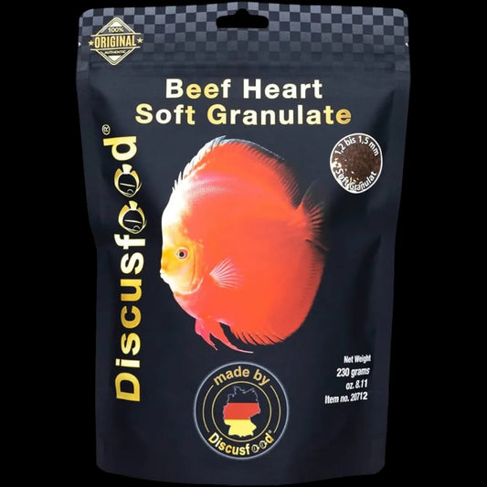 Discusfood Beef Heart Soft Granualte 230g (1.5mm)