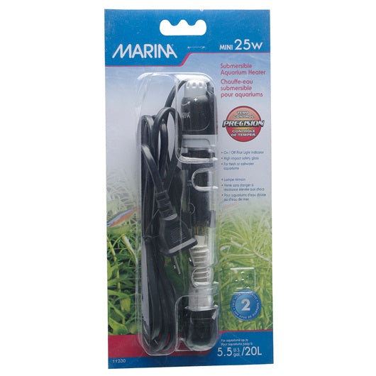 Marina Submersible Aquarium Heater Mini 25W