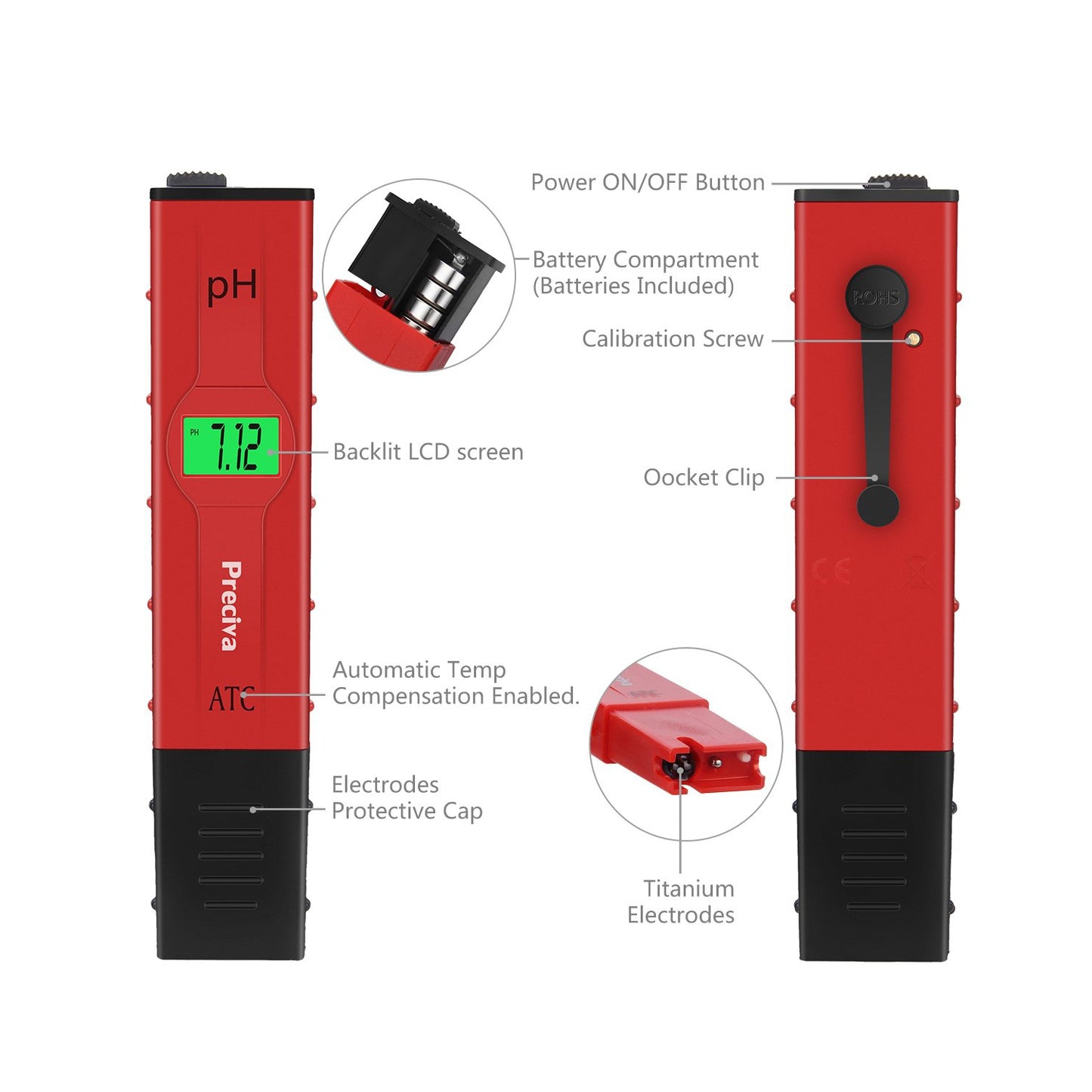 Preciva pH Meter