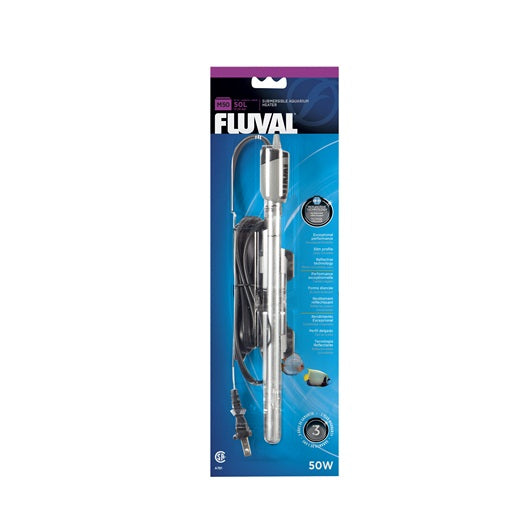 Fluval M50 (50W) Submersible Aquarium Heater (50 L/15 Gal)