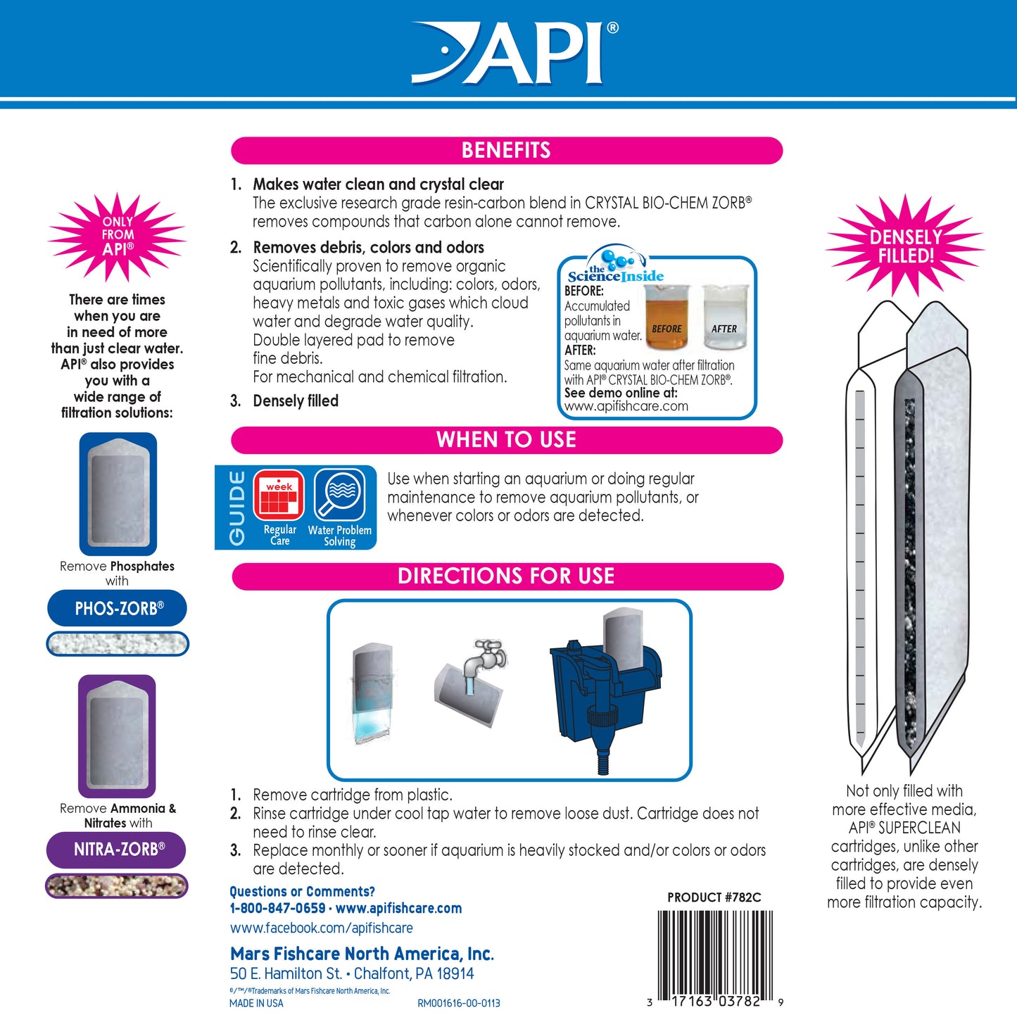 API Crystal Bio-Chem Zorb Refills