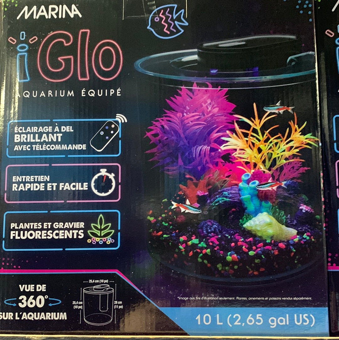 Marina iGlo 360˚ Aquarium Kit - 10 L (2.65 US gal)