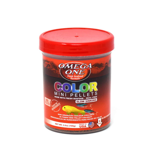 Omega One Color Mini Pellets (Slow Sinking)