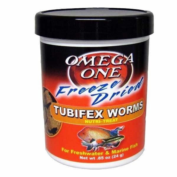 Omega One Freeze Dried Tubifex Worms Nutri-Treat